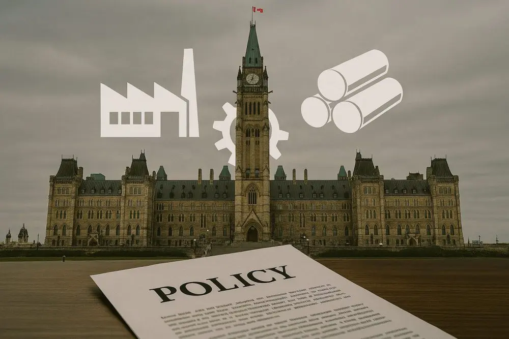 Canadian government implementing policy responses to US tariffs